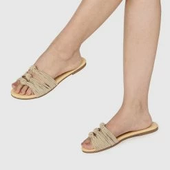 Milliotandco Shoes Jelissa Open Toe Sandals & Flip Flops (Yellow)