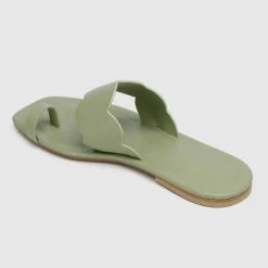 Milliotandco Shoes Earth Edit Joandra Open Toe Sandals & Flip Flops (Sea Green)