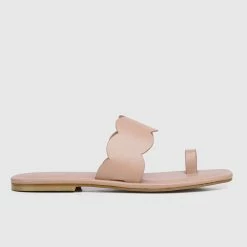 Milliotandco Earth Edit Joandra Open Toe Sandals & Flip Flops (Coral) Shoes
