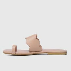 Milliotandco Earth Edit Joandra Open Toe Sandals & Flip Flops (Coral) Shoes