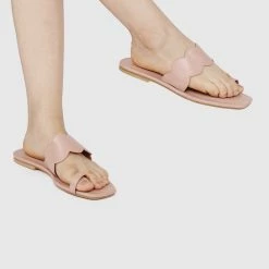 Milliotandco Earth Edit Joandra Open Toe Sandals & Flip Flops (Coral) Shoes