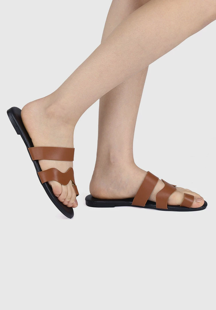 Milliotandco Shoes WTP Favourite Day Open Toe Sandals & Flip Flops (Cinnamon)