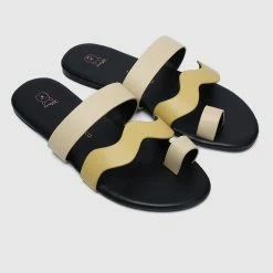 Milliotandco WTP Favourite Day Open Toe Sandals & Flip Flops (Yellow) Shoes