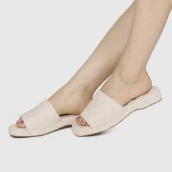 Milliotandco Denise Open Toe Sandals & Flip Flops (White) Shoes