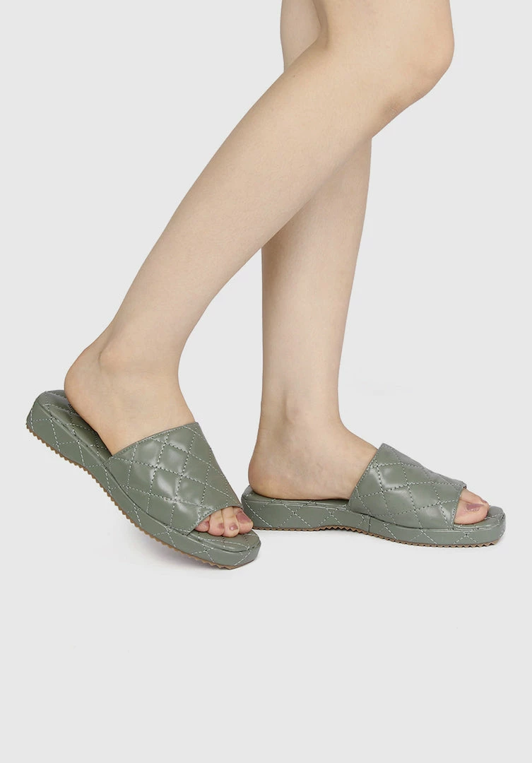 Milliotandco Denise Open Toe Sandals & Flip Flops (Sea Green)