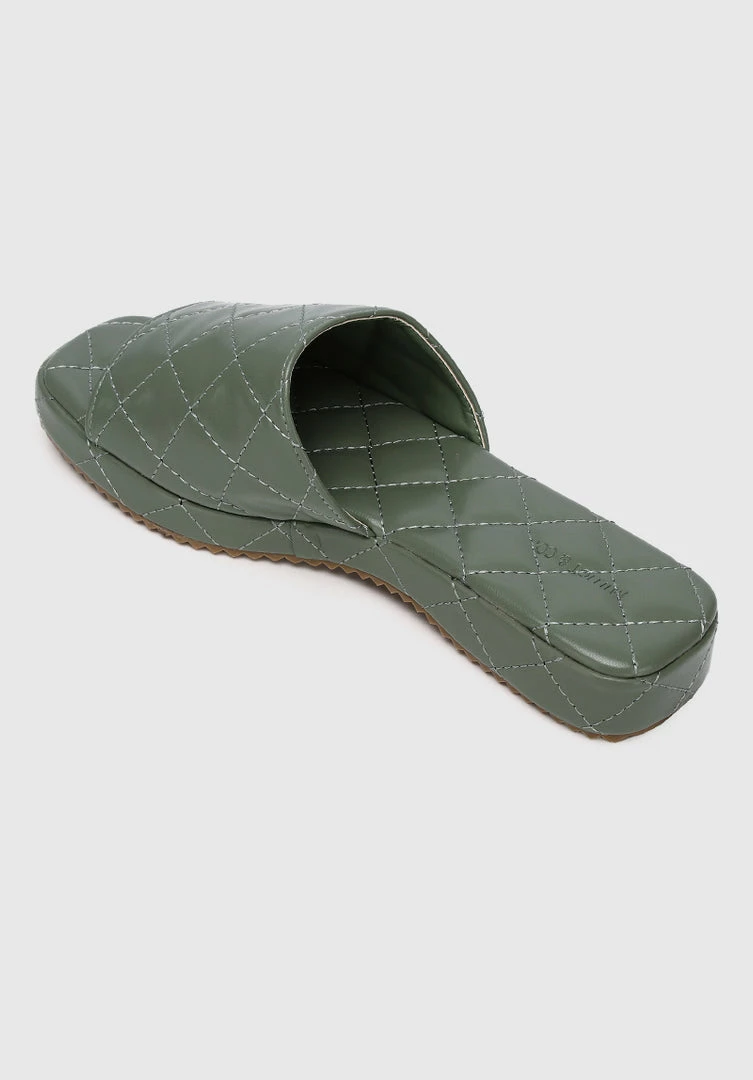 Milliotandco Denise Open Toe Sandals & Flip Flops (Sea Green)