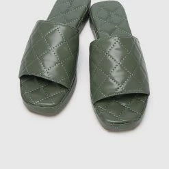 Milliotandco Denise Open Toe Sandals & Flip Flops (Sea Green)