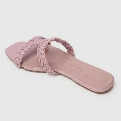 Milliotandco Disney Rapunzel My New Dream Braided Strap Heels Open Toe Sandals & Flip Flops (Thistle)