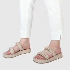 Milliotandco Chunky Open Toe Sandals (Beige) Shoes