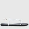 Milliotandco Shoes Charlotte Open Toe Sandals & Flip Flops (White)