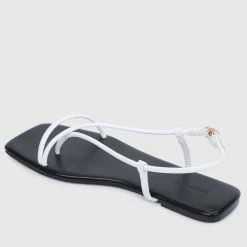 Milliotandco Shoes Charlotte Open Toe Sandals & Flip Flops (White)