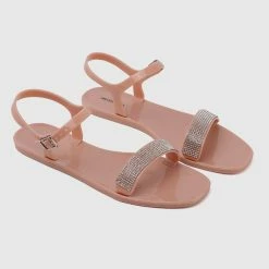Milliot & Co Shoes Sprinkle Jelly Sandals (Pink)