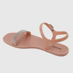 Milliot & Co Shoes Sprinkle Jelly Sandals (Pink)