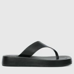 Milliotandco Mom's Fave Thong Flip Flops (Black) Shoes