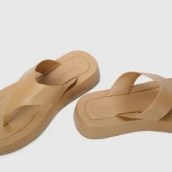 Milliotandco Mom's Fave Thong Flip Flops (Brown) Shoes