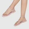 Milliotandco Disney Rapunzel I See Braided Square Toe Sandals Toe Ring Sandals & Flip Flops (Thistle) Shoes