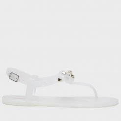 Milliot & Co Sugar T-Strap Jelly Sandals (Cornsilk)