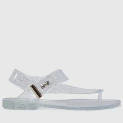 Milliot & Co Shoes Twinkie T-Strap Jelly Sandals (Clear)