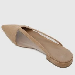 Milliotandco Keitha Pointed Toe Slip On Flats (Nude) Shoes