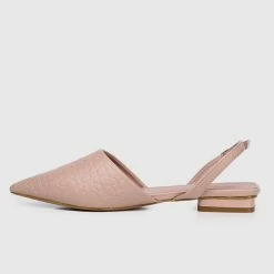 Milliot & Co Disney Mickey Magnificent Pointed Toe Slip Ons & Espadrilles (Pink)