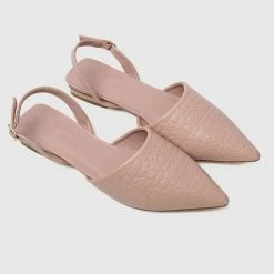 Milliot & Co Disney Mickey Magnificent Pointed Toe Slip Ons & Espadrilles (Pink)