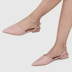 Milliot & Co Disney Mickey Magnificent Pointed Toe Slip Ons & Espadrilles (Pink)