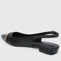 Milliotandco Shoes Jakki Pointed Toe Slip Ons & Espadrilles (Black)