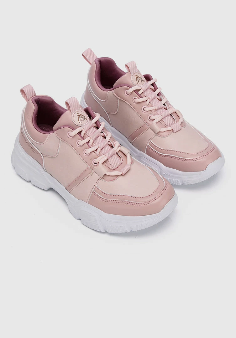 Milliotandco Shoes WTP Hundred Acre Wood Rounded Toe Female Sneakers (Pale Red Violet)