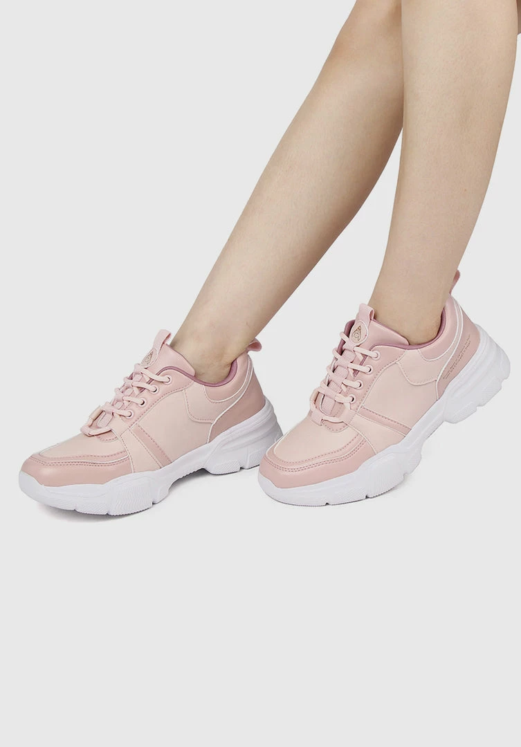 Milliotandco Shoes WTP Hundred Acre Wood Rounded Toe Female Sneakers (Pale Red Violet)