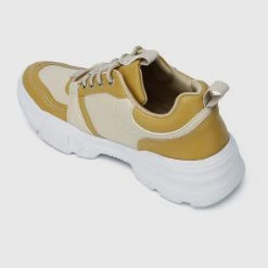 Milliotandco WTP Hundred Acre Wood Rounded Toe Female Sneakers (Yellow) Shoes