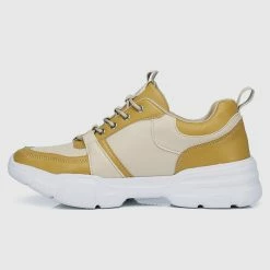 Milliotandco WTP Hundred Acre Wood Rounded Toe Male Sneakers (Yellow)