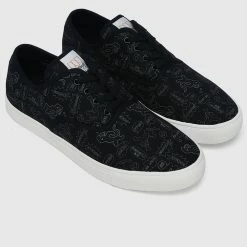 Milliotandco WTP New Adventure Rounded Toe Male Sneakers (Black) Shoes