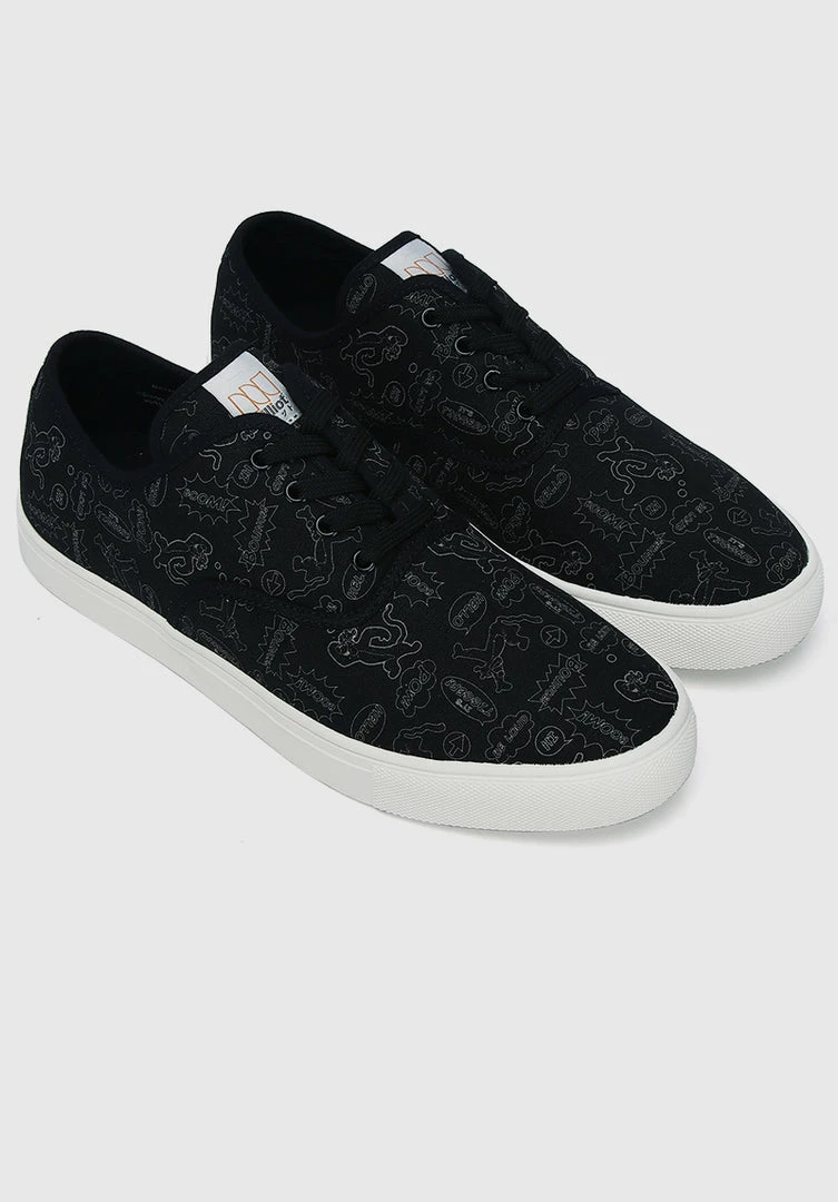 Milliotandco WTP New Adventure Rounded Toe Male Sneakers (Black) Shoes