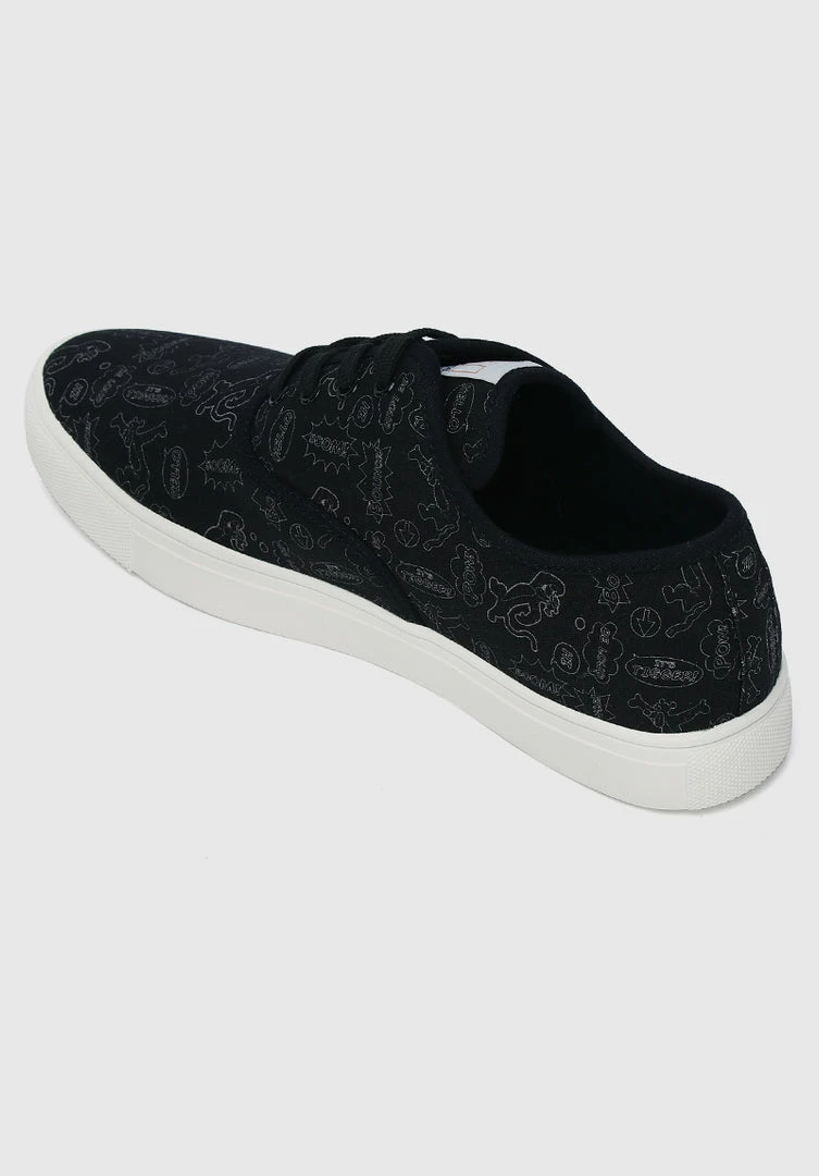 Milliotandco WTP New Adventure Rounded Toe Male Sneakers (Black) Shoes