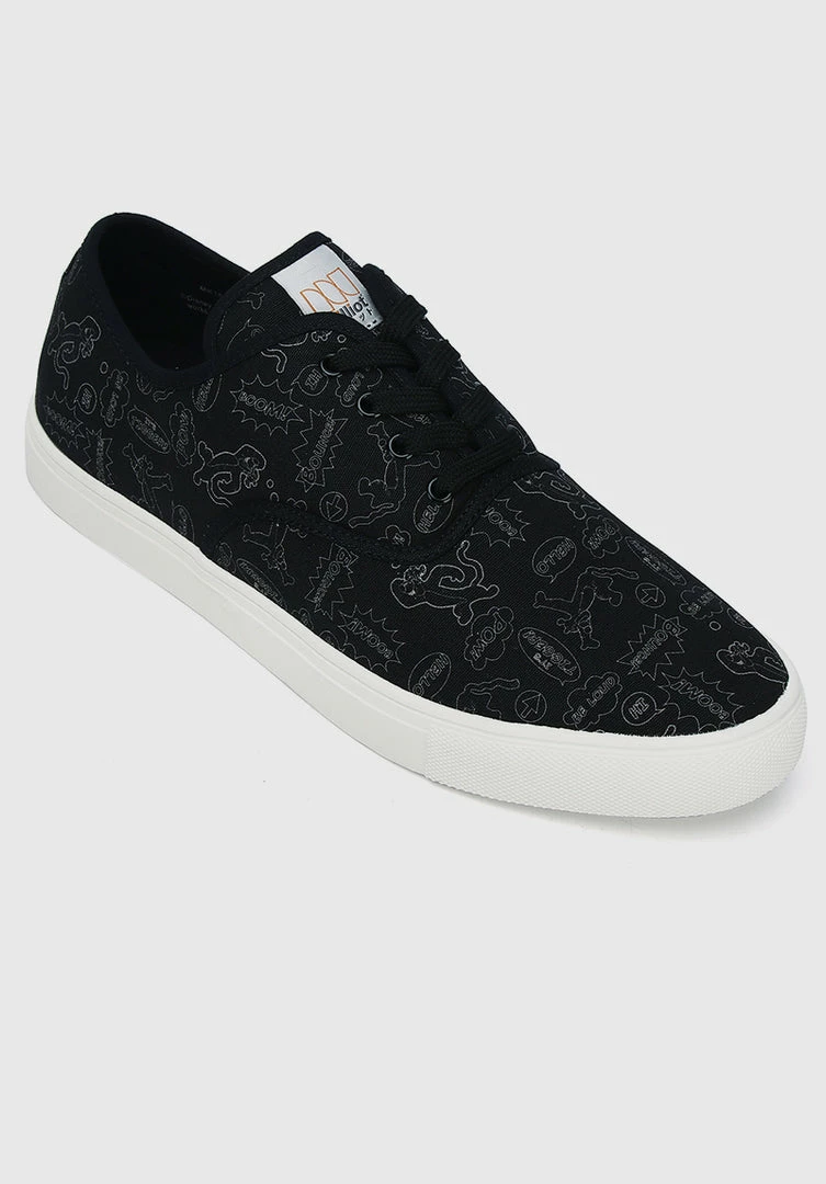 Milliotandco WTP New Adventure Rounded Toe Male Sneakers (Black) Shoes