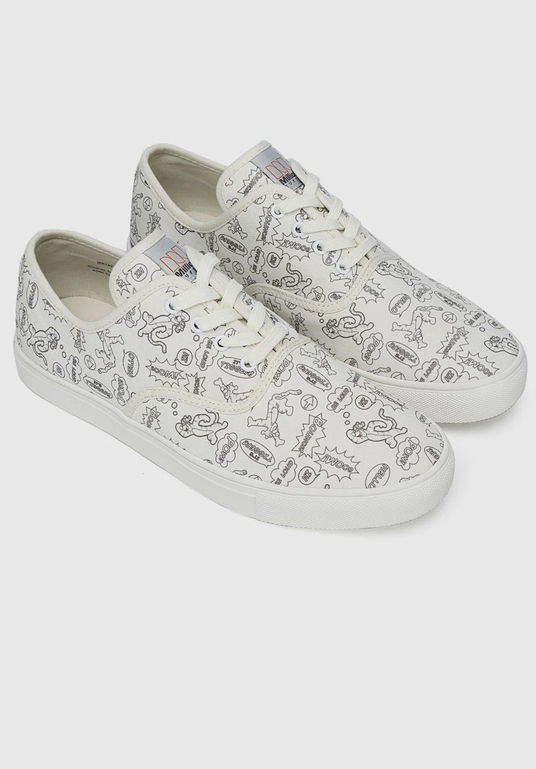 Milliotandco WTP New Adventure Rounded Toe Male Sneakers (White)