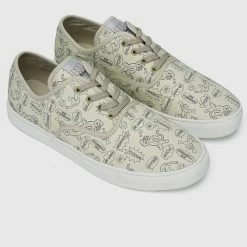 Milliotandco Shoes WTP New Adventure Rounded Toe Male Sneakers (Beige)