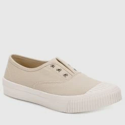 Milliotandco Tommie Rounded Toe Sneakers (Khaki) Shoes