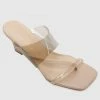 Milliotandco Shoes Kristia Thong Wedges (Nude)