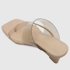 Milliotandco Shoes Kristia Thong Wedges (Nude)