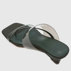 Milliotandco Shoes Kristia Thong Wedges (Green)