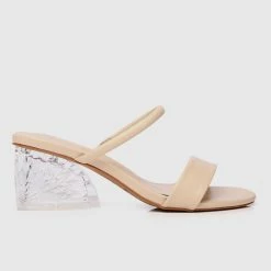 Milliotandco Disney Ariel Ocean Feel Gradient Heels Open Toe Wedges (Nude)