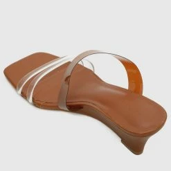 Milliotandco Kodey Open Toe Wedges (Brown) Shoes