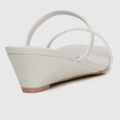 Milliotandco Shoes Ami Open Toe Wedges (White)