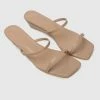Milliotandco Ami Open Toe Wedges (Nude) Shoes