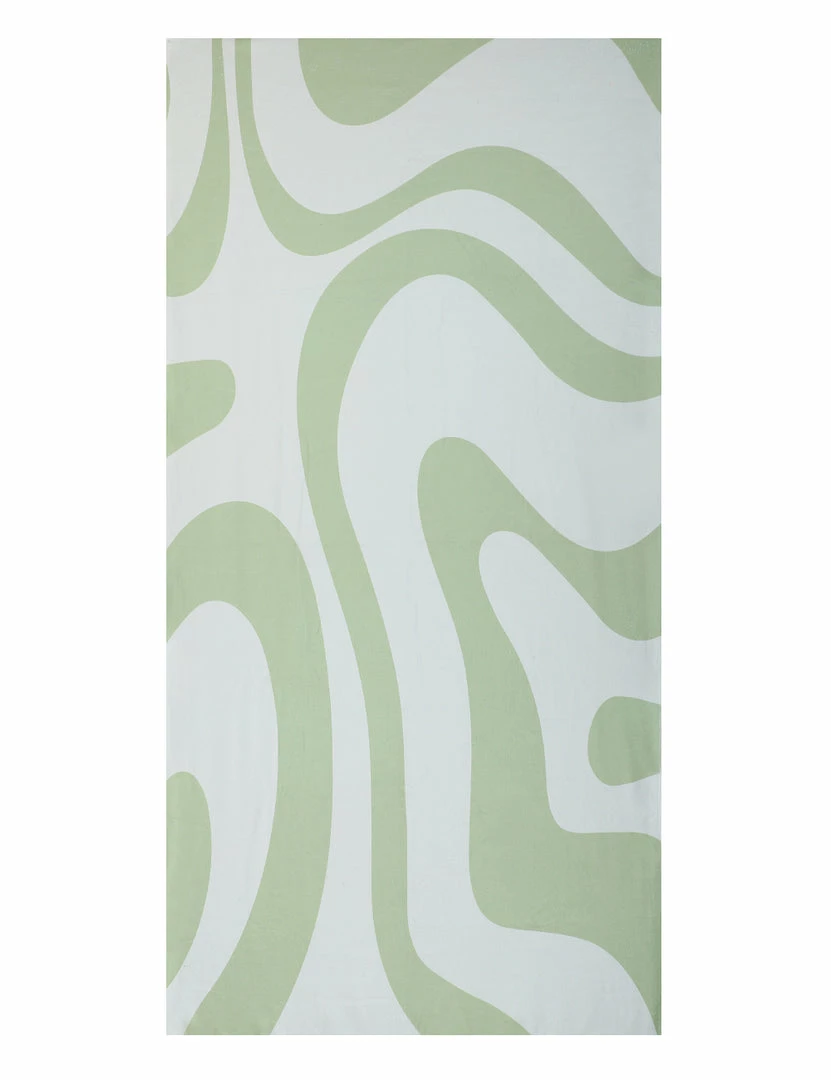 Milliotandco The Home Edit Mabli Printed Beach Mat (Light Green)
