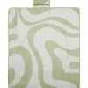 Milliotandco Poppy Printed Picnic Mat (Olive) The Home Edit