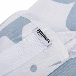 Milliotandco Poppy Printed Picnic Mat (Steel Blue) The Home Edit