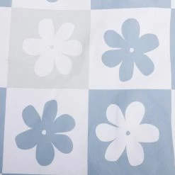 Milliotandco Poppy Printed Picnic Mat (Steel Blue) The Home Edit