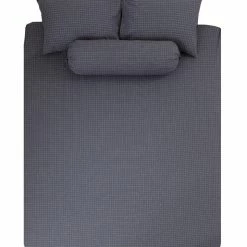 Milliotandco Danyl Checked SS 3-pc Fitted Sheet Set (Black) The Home Edit